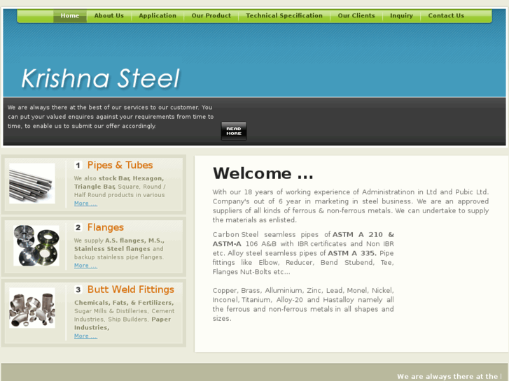 www.krishnasteel.net