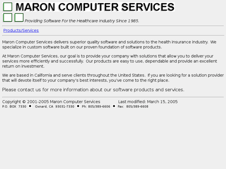 www.maronsoftware.com