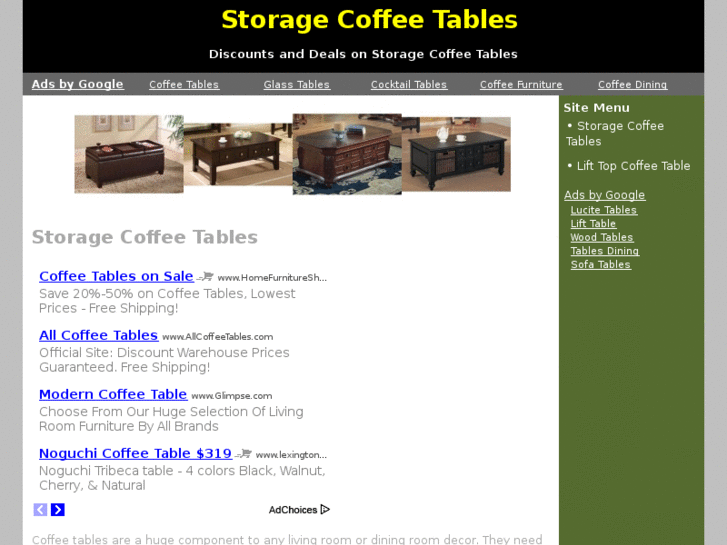 www.storagecoffeetables.org