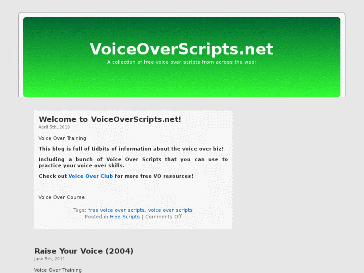 www.voiceoverscripts.net