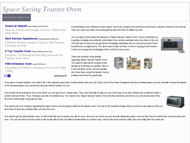 www.spacesavingtoasteroven.info