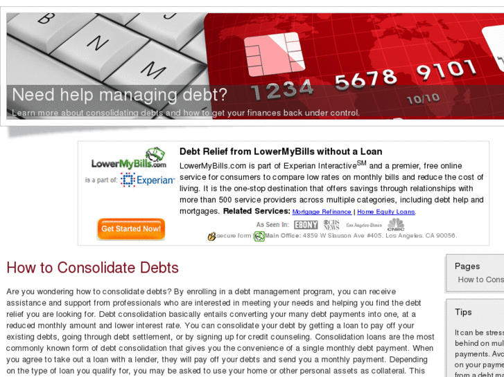 www.howtoconsolidatedebts.org