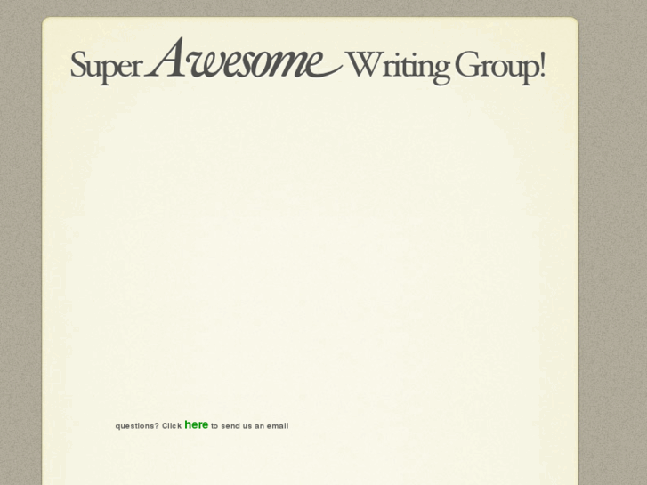 www.superawesomewritinggroup.com