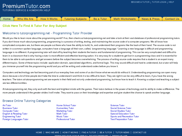 www.tutorprogramming.net