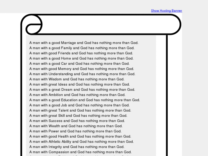 www.nothingmorethangod.net