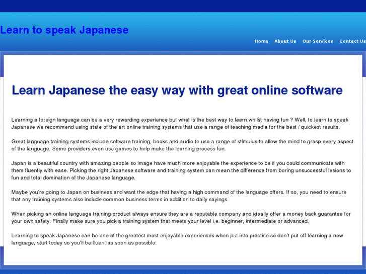 www.learntospeakjapanesesoftware.com