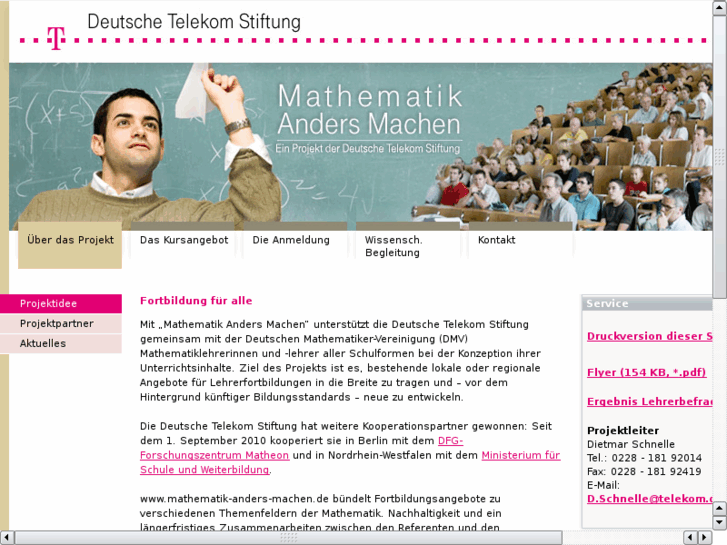 www.mathematikandersmachen.org