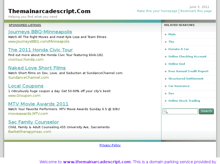 www.themainarcadescript.com