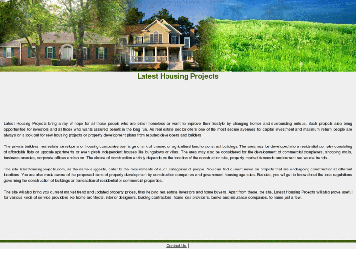 www.latesthousingprojects.com