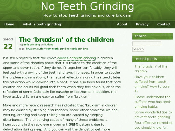www.noteethgrinding.com