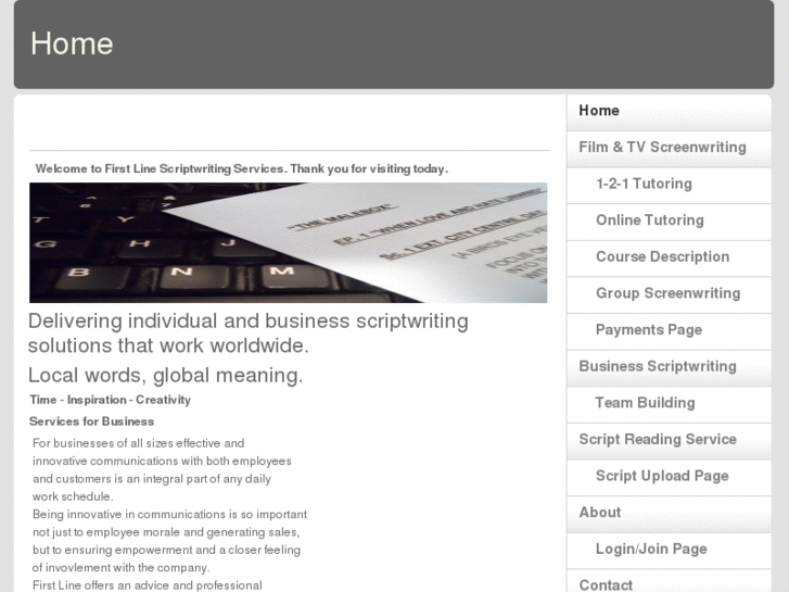 www.firstlinescriptwriting.com