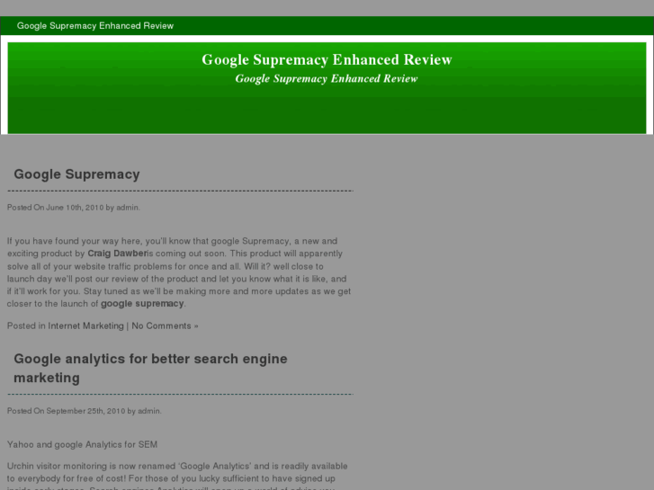 www.googlesupremacyenhanced.com