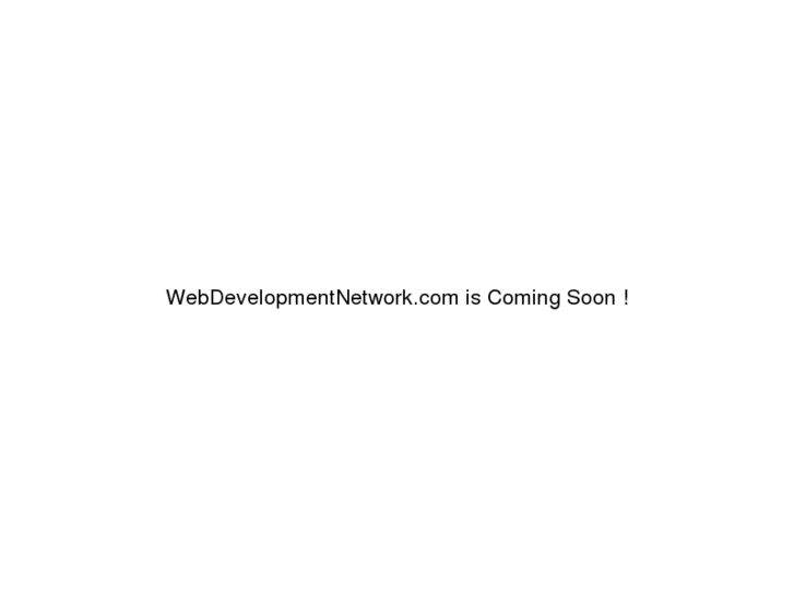 www.webdevelopmentnetwork.com