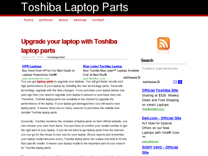 www.toshibalaptopparts.net