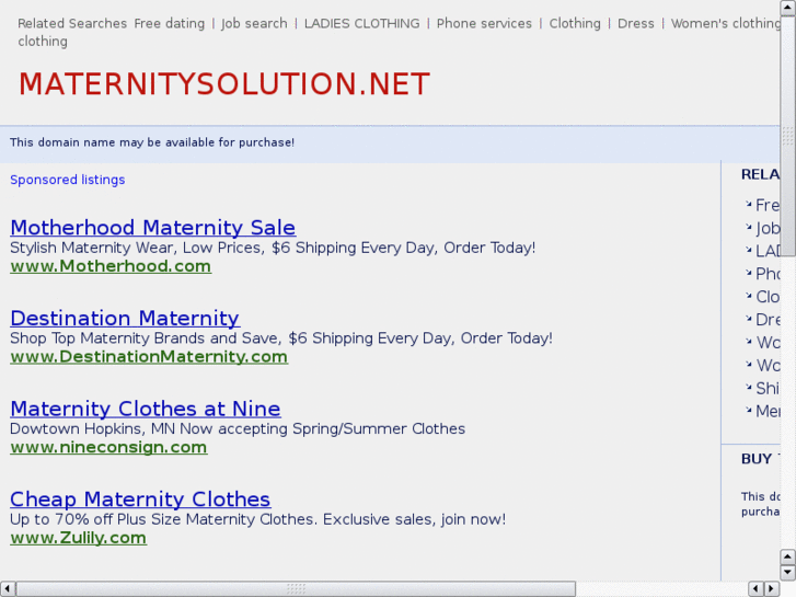 www.maternitysolution.net