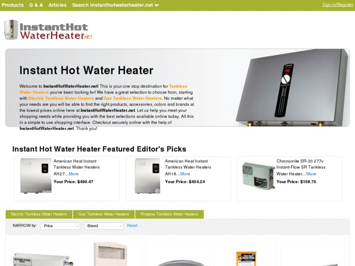 www.instanthotwaterheater.net