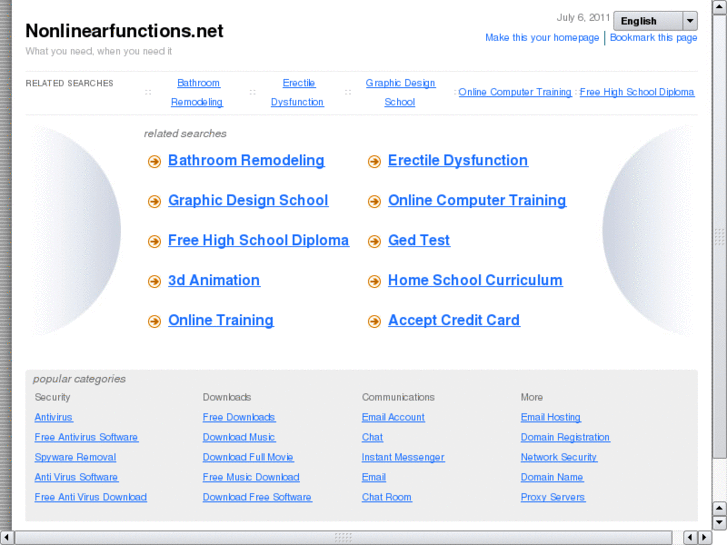 www.nonlinearfunctions.net