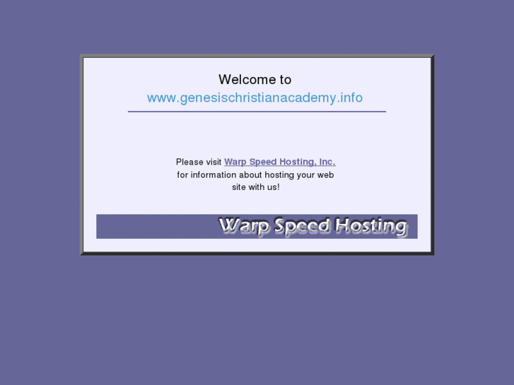 www.genesischristianacademy.info