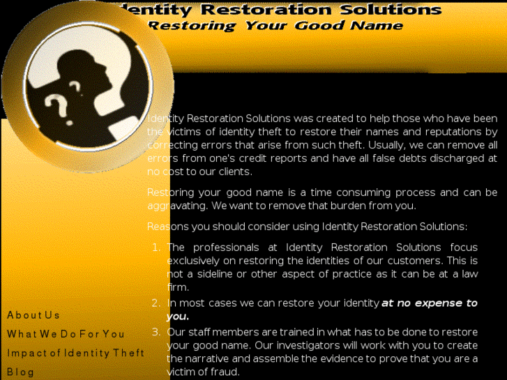 www.identityrestorationservices.net