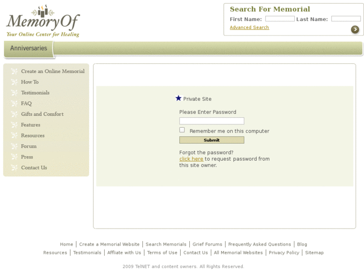 www.inmemoryofsam.com