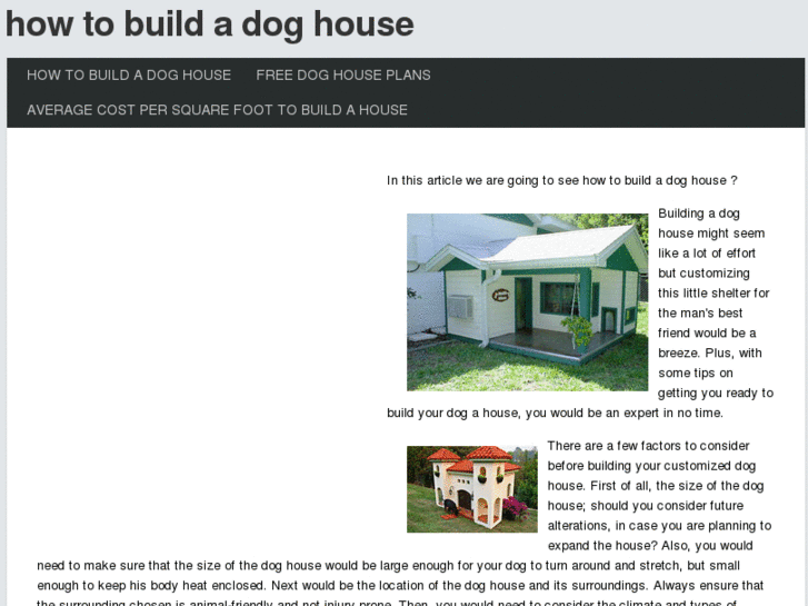 www.howtobuildadoghouse.info