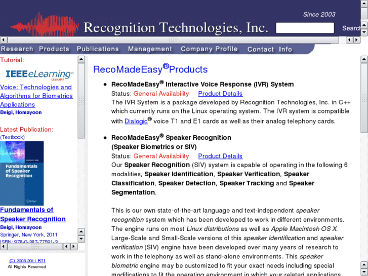 www.speakerbiometrics.net