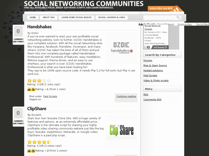 www.socialnetworkingcommunities.info