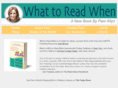 whattoreadwhen.com
