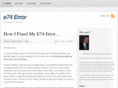 e74error.net
