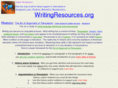 writingresources.org
