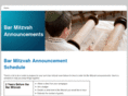 barmitzvahannouncements.com
