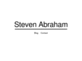 stevenabraham.net