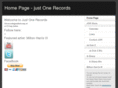 justonerecords.com