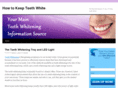 howtokeepteethwhite.com
