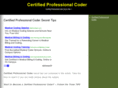 certifiedprofessionalcoder.org