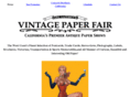 vintagepaperfair.com