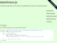 stacktracejs.org