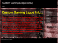 customgamingleague.com