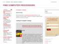 findcomputerprocessors.info