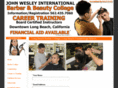 johnwesleybarberandbeauty.com