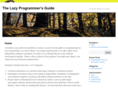 thelazyprogrammersguide.net