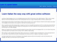 learntospeakitaliansoftware.com