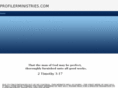 profilerministries.com