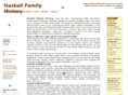 haskellfamilyhistory.net