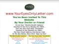 youreyesonlyletter.com