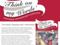 thinkonmywords.com