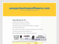 easypcbackupsoftware.com
