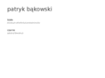 bakowski.info