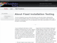 fixedinstallationtesting.info