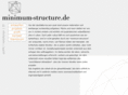 minimum-structure.de